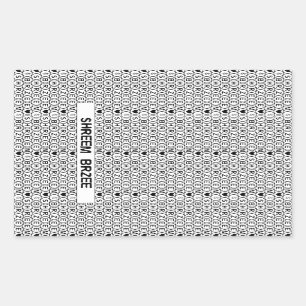 Sticker Rectangulaire Incantation blanche d'argent de Shreem Brzee de