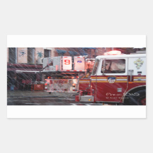 Sticker Rectangulaire Incendie le 10e ST