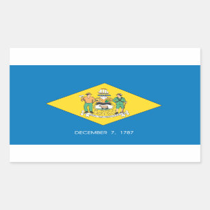 Sticker Rectangulaire Indicateur Delaware