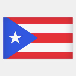 Sticker Rectangulaire Indicateur Porto Rico