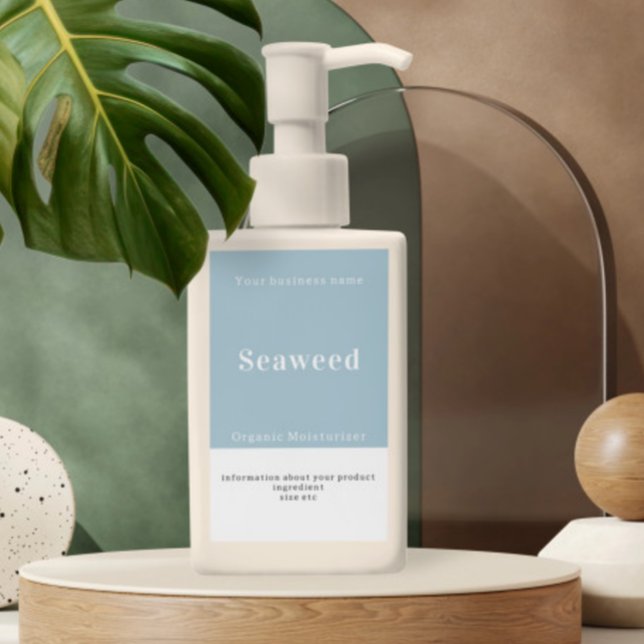 Sticker Rectangulaire Informations sur le produit personnalisé sur mesur (Handmade Personalized Product Information Rectangular Stickers by Ricaso for your craft creations)