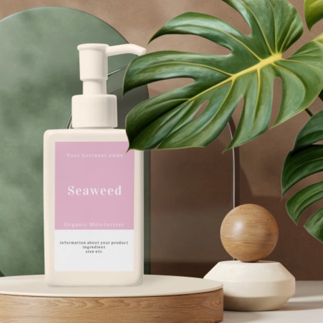 Sticker Rectangulaire Informations sur le produit personnalisé sur mesur (Handmade Personalized Product Information Rectangular Stickers by Ricaso. Craft produce label)