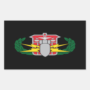 Sticker Rectangulaire Insigne de HDS