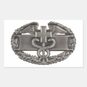 Sticker Rectangulaire Insigne Médicale de combat (CGFC)
