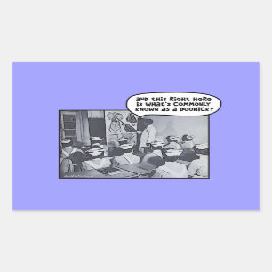 Sticker Rectangulaire Instructeur de l'école de soins infirmiers - Doohi