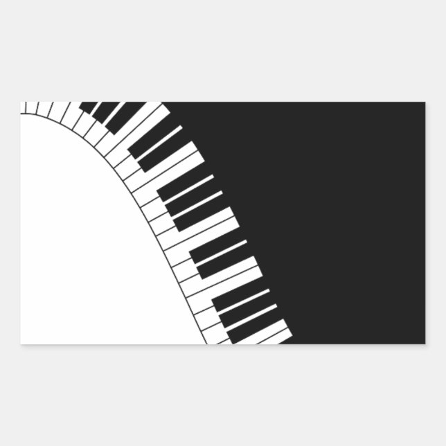 Sticker Rectangulaire Instruments clavier Aziza (Devant)