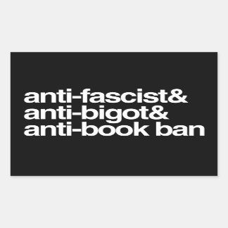 Sticker Rectangulaire Interdictions anti-livre