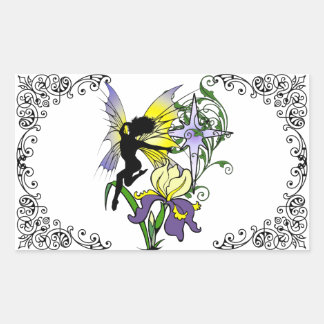 Sticker Rectangulaire Iris Shadow Fairy