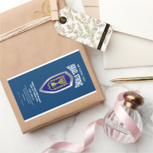 Sticker Rectangulaire Israël fort - Am Yisrael Chai