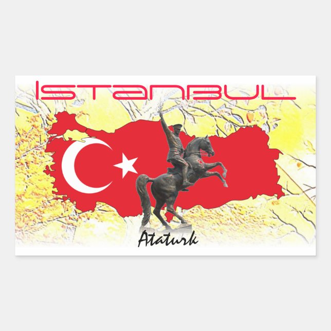 Sticker Rectangulaire Istanbul (Devant)