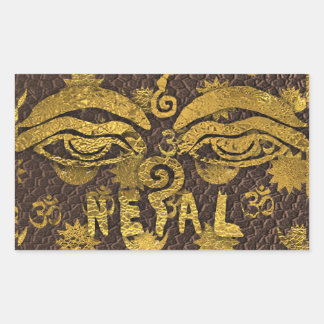 STICKER RECTANGULAIRE IV - NÉPAL
