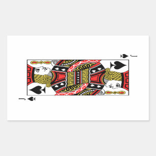 Sticker Rectangulaire Jack of Spades