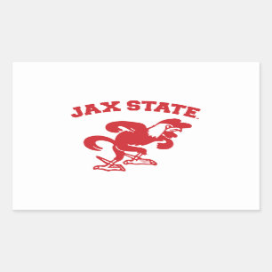 Sticker Rectangulaire Jacksonville State University JAX State Gamecocks