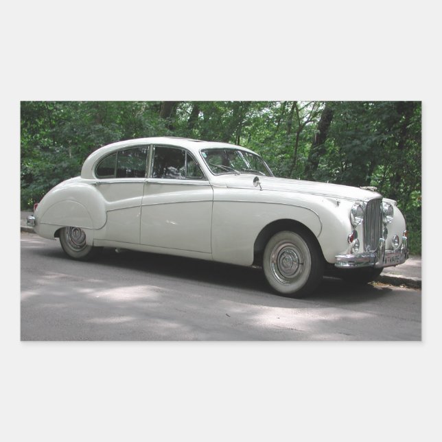 Sticker Rectangulaire Jaguar Mark IX (Devant)