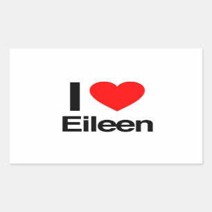 Sticker Rectangulaire j'aime eileen