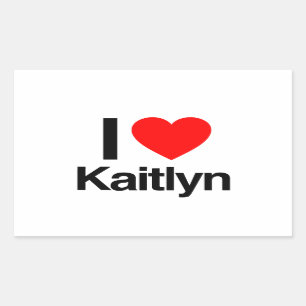 Sticker Rectangulaire j'aime kaitlyn