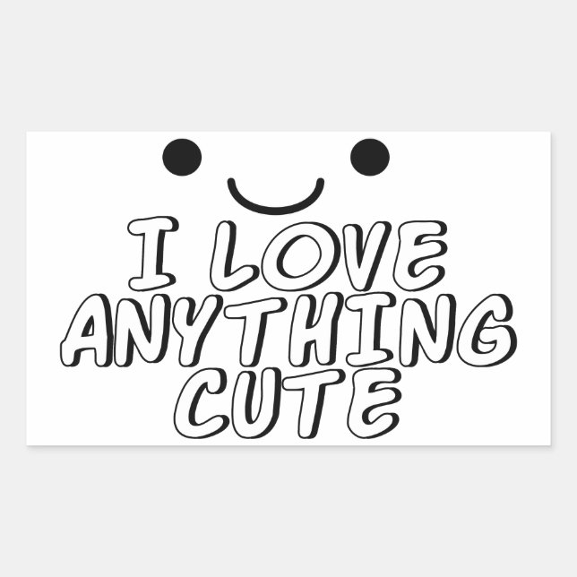 Sticker Rectangulaire J'Aime Tout Ce Qui Est Mal (Devant)
