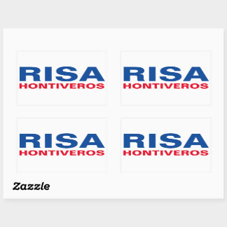 Sticker Rectangulaire J'Appuie La Sénatrice Risa Hontiveros PERSONNALISA