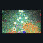 Sticker Rectangulaire Jardin aux fleurs Gustav Klimt<br><div class="desc">Stickers représentant le Jardin aux fleurs peint à l’huile de Gustav Klimt (1906). Un beau jardin de fleurs violettes,  rouges,  blanches,  bleues et oranges. Un grand cadeau pour les amateurs d'art Art Nouveau et autrichien.</div>