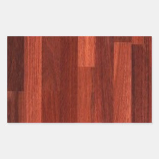 Sticker Rectangulaire Jarrah Sol en bois rouge foncé