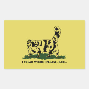 Sticker Rectangulaire Je marche où je veux Dungeon Crawler Carl