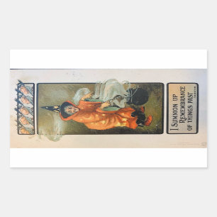 Sticker Rectangulaire Je résume le souvenir des choses Vintages