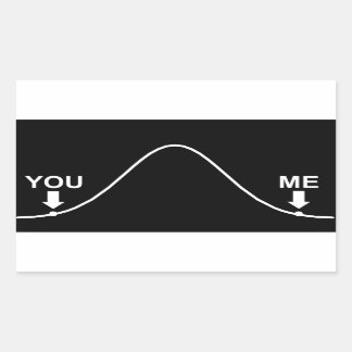 Sticker Rectangulaire Je suis intelligente