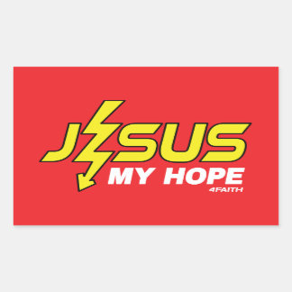 Sticker Rectangulaire Jésus