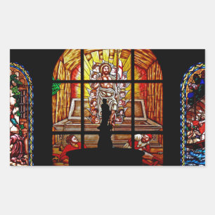 Sticker Rectangulaire jésus