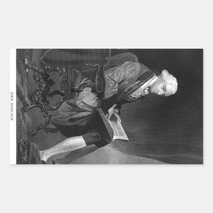 Sticker Rectangulaire John Hancock