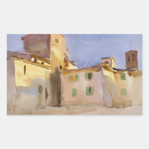 Sticker Rectangulaire John Singer Sargent - Borgo San Lorenzo