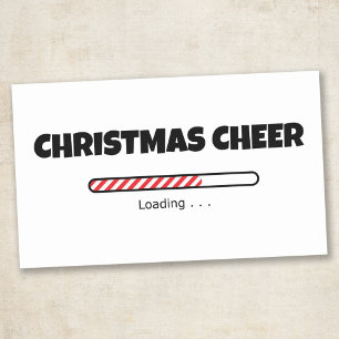 Sticker Rectangulaire Joie de Noël - Barre de progression - Chargement