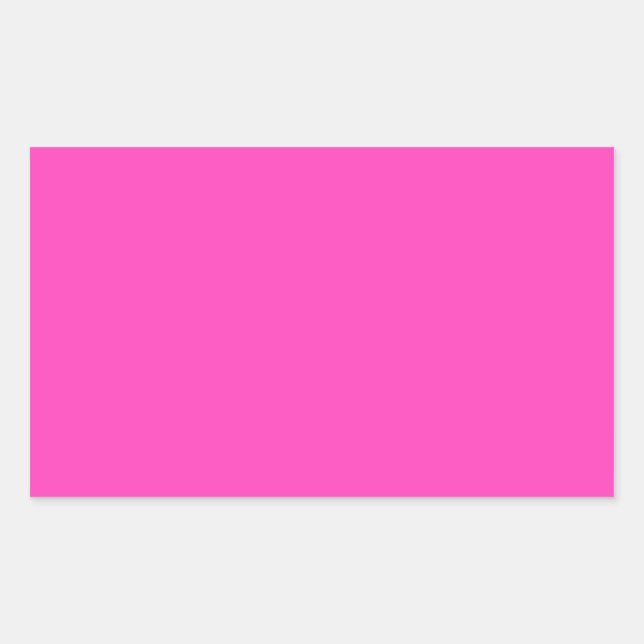 Sticker Rectangulaire Joli Rose (Devant)