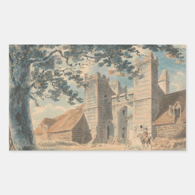 Sticker Rectangulaire Joseph Mallord William Turner - Dent de Lion (Devant)