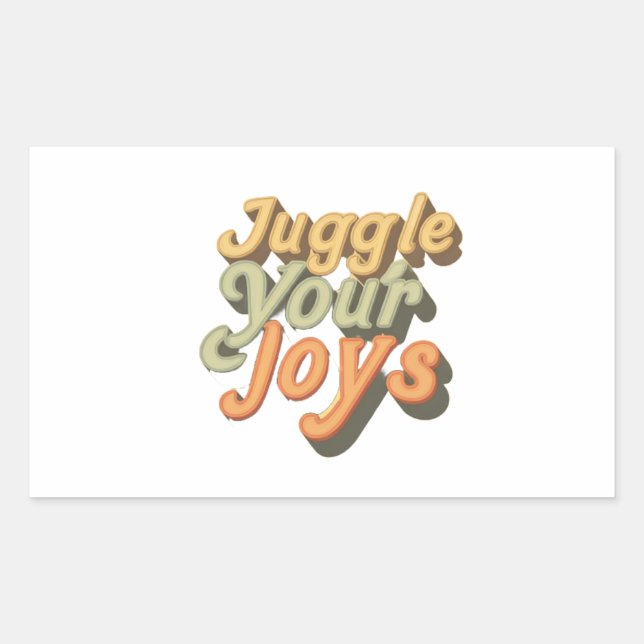 Sticker Rectangulaire Jouer vos Joys (Devant)
