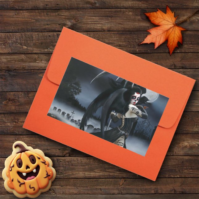 Sticker Rectangulaire Jour de l'ange mort (Créateur téléchargé)