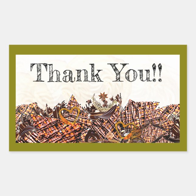 STICKER RECTANGULAIRE JOUR DE SOLEIL DOUX ! :) (Devant)