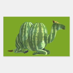 Sticker Rectangulaire Journée nationale du melon d'eau Dromadaire