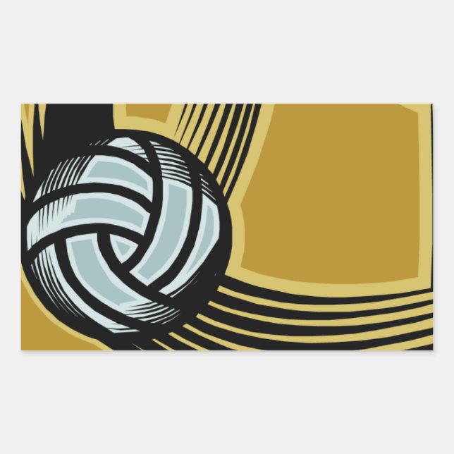 Sticker Rectangulaire Jours dorés - (Devant)