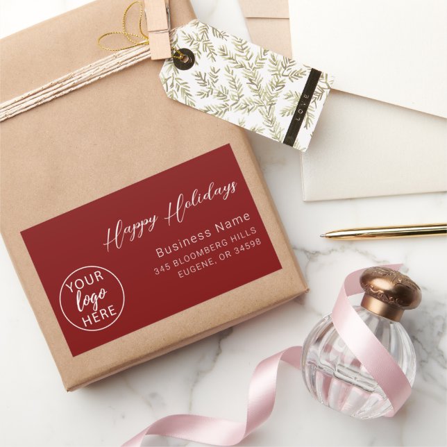 Sticker Rectangulaire Jours fériés d'affaires (Cadeaux)