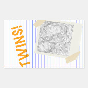 Sticker Rectangulaire jumeaux