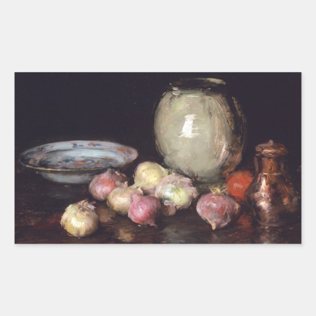 Sticker Rectangulaire Just Onions (Devant)