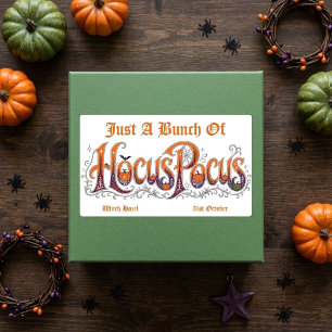 Sticker Rectangulaire Juste un tas de typographie moderne mignonne Hocus