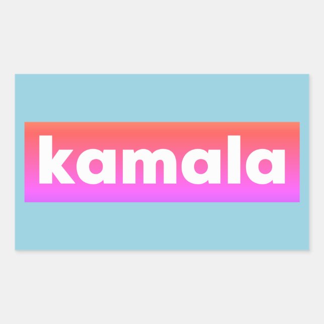 Sticker Rectangulaire Kamala Harris 2024 (Devant)