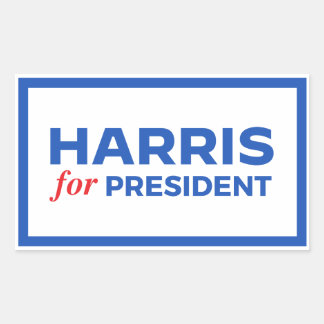 Sticker Rectangulaire Kamala Harris pour le président