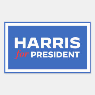 Sticker Rectangulaire Kamala Harris pour le président