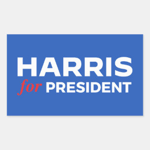 Sticker Rectangulaire Kamala Harris pour le président
