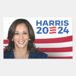 Sticker Rectangulaire Kamala Harris pour le président 2024