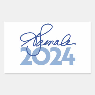 Sticker Rectangulaire Kamala Harris Signature 2024