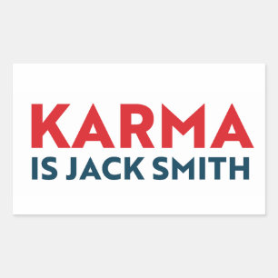 Sticker Rectangulaire Karma est Jack Smith